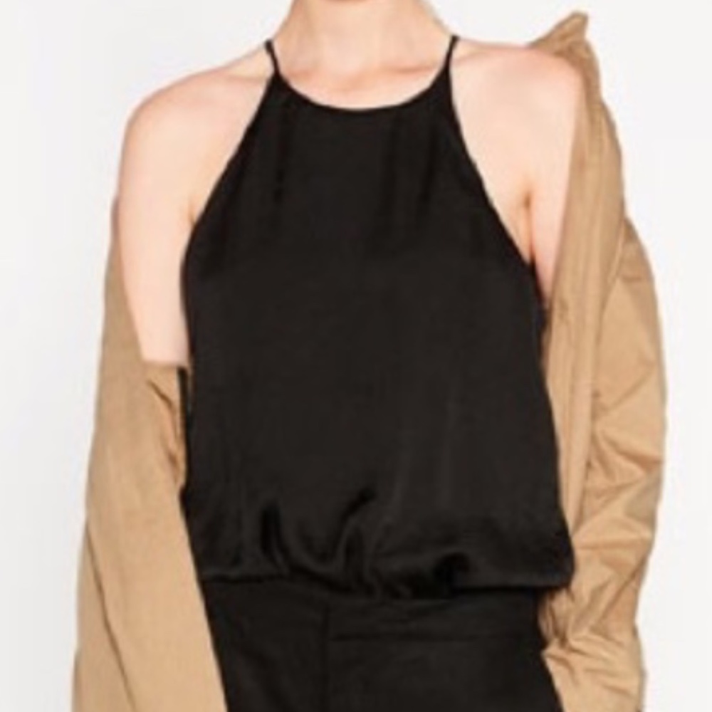 Satin Racer Back Body Suit